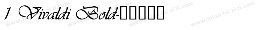 1 Vivaldi Bold字体转换